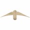 Ekena Millwork Bellingham Rough Sawn Timber Gable Bracket, Douglas Fir, 36"W x 9"H x 4"D x 4"F, 6/12 Pitch GBW036X09X0404BEL00RDF - alternate 1